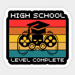 HIGH SCHOOL LEVEL COMPLETE Sticker